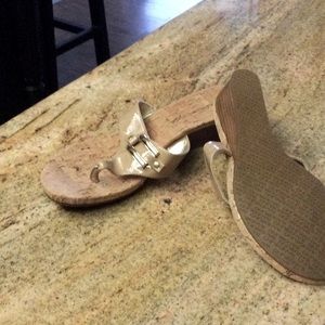 Brand new, never worn wedge sandle.